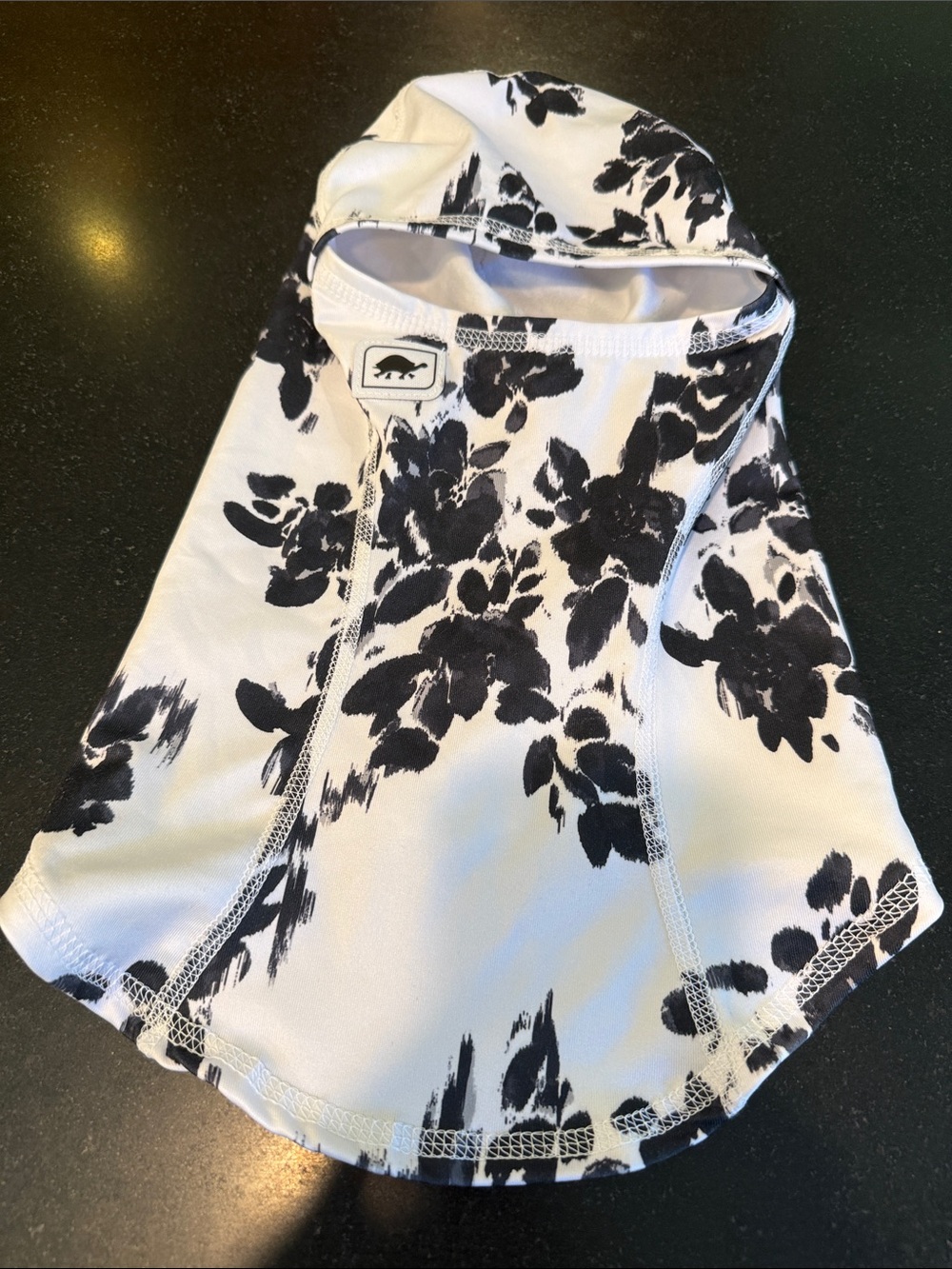 White Floral Face Gaiter/Balaclava
